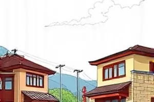 餐桌配图:一碗挑走香菜的热汤与两双筷子